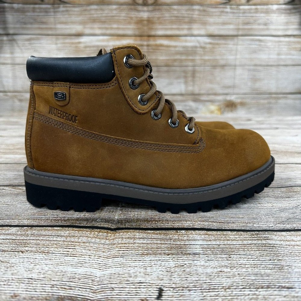Skechers Waterproof Ranger Boots Women Size 10 Trail Hiking Shoes 48351 - NEW